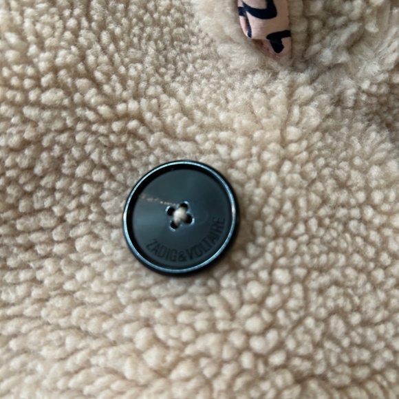 Zadig & Voltaire faux-shearling coat - Picture 4 of 16